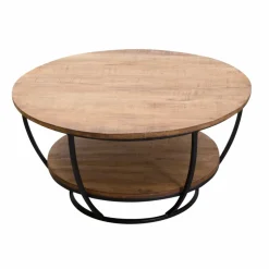 Made in Meubles Table Basse<Table basse en bois de manguier Rita