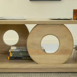 Made in Meubles Table Basse<Table basse en bois de manguier Alwen