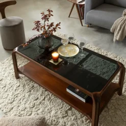 Made in Meubles Table Basse<Table basse en bois de manguier Onane