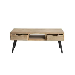 Made in Meubles Table Basse<Table basse en bois de sapin Natural