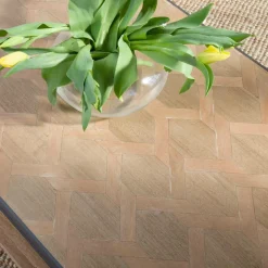 Made in Meubles Table Basse<Table basse en bois et métal Livia