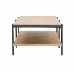 Made in Meubles Table Basse<Table basse en bois et métal Livia