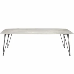 Made in Meubles Table Basse<Table basse en ciment et métal Grey