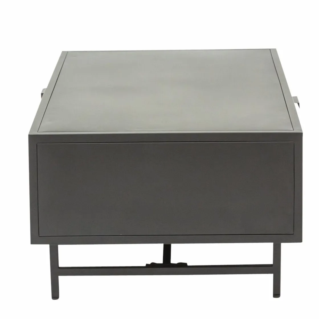 Made in Meubles Table Basse<Table basse en métal noir Claudine