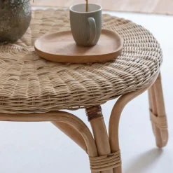 Made in Meubles Table Basse<Table basse en rotin ronde Nohan