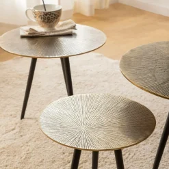 Made in Meubles Table Basse|Table Gigogne<Table basse gigogne en aluminium Aurèle