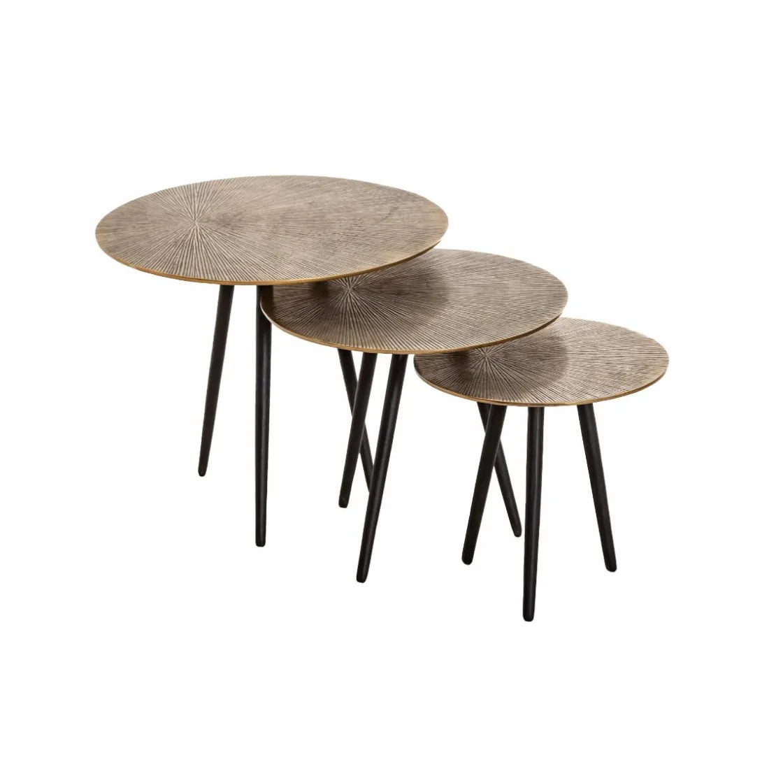 Made in Meubles Table Basse|Table Gigogne<Table basse gigogne en aluminium Aurèle