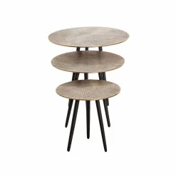 Made in Meubles Table Basse|Table Gigogne<Table basse gigogne en aluminium Aurèle