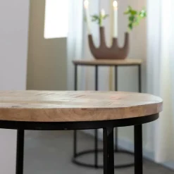 Made in Meubles Table Basse|Table Gigogne<Table basse gigogne en bois de manguier Anouck