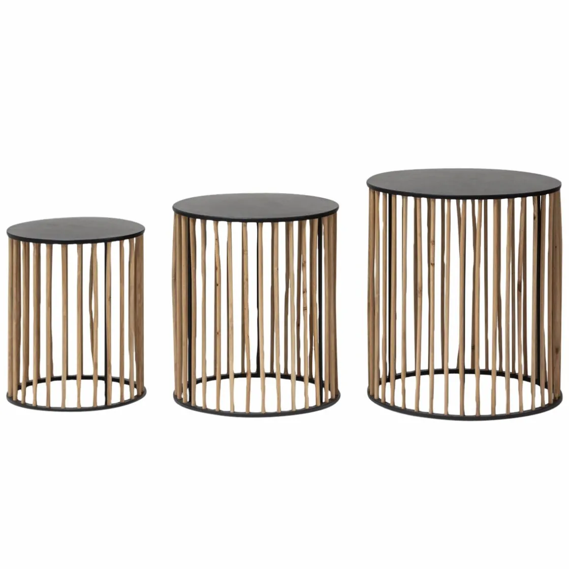 Made in Meubles Table Basse|Table Gigogne<Table basse gigogne en bois de sapin Nicole