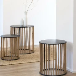 Made in Meubles Table Basse|Table Gigogne<Table basse gigogne en bois de sapin Nicole