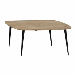 Made in Meubles Table Basse<Table basse losange en bois de manguier et métal Aimée