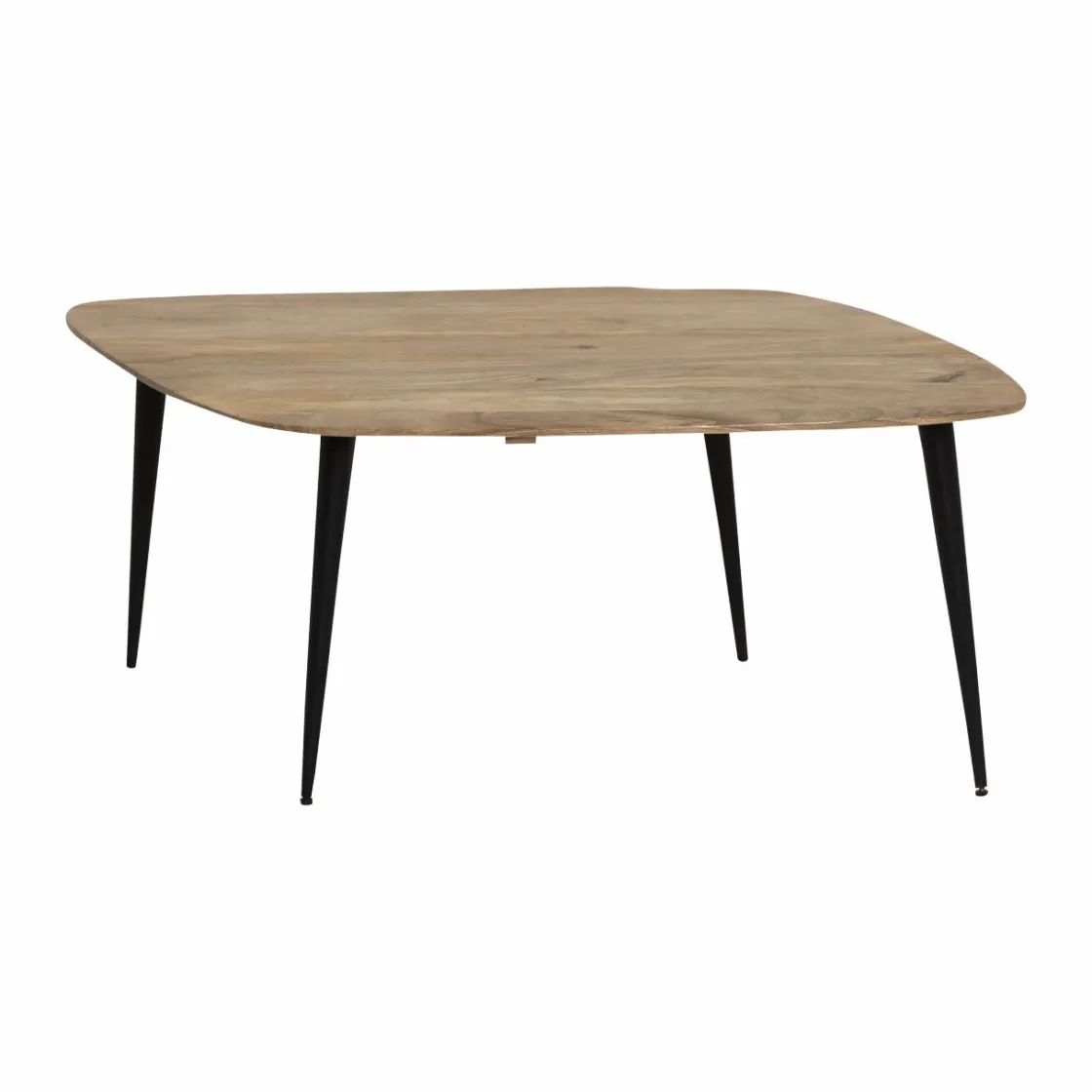 Made in Meubles Table Basse<Table basse losange en bois de manguier et métal Aimée