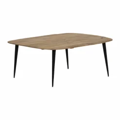 Made in Meubles Table Basse<Table basse losange en bois de manguier et métal Aimée