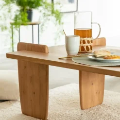 Made in Meubles Table Basse<Table basse rectangle en bois d'acacia Zola