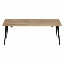 Made in Meubles Table Basse<Table basse rectangle en bois de manguier et métal Aimée