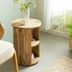 Made in Meubles Chevet<Table de chevet en bois de manguier Maëva