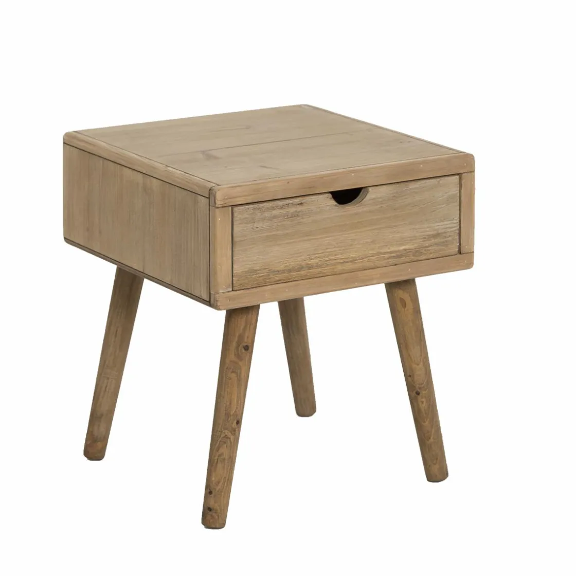 Made in Meubles Chevet<Table de chevet en bois de sapin Natural