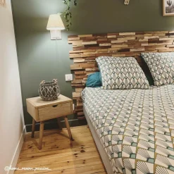 Made in Meubles Chevet<Table de chevet en bois de sapin Natural