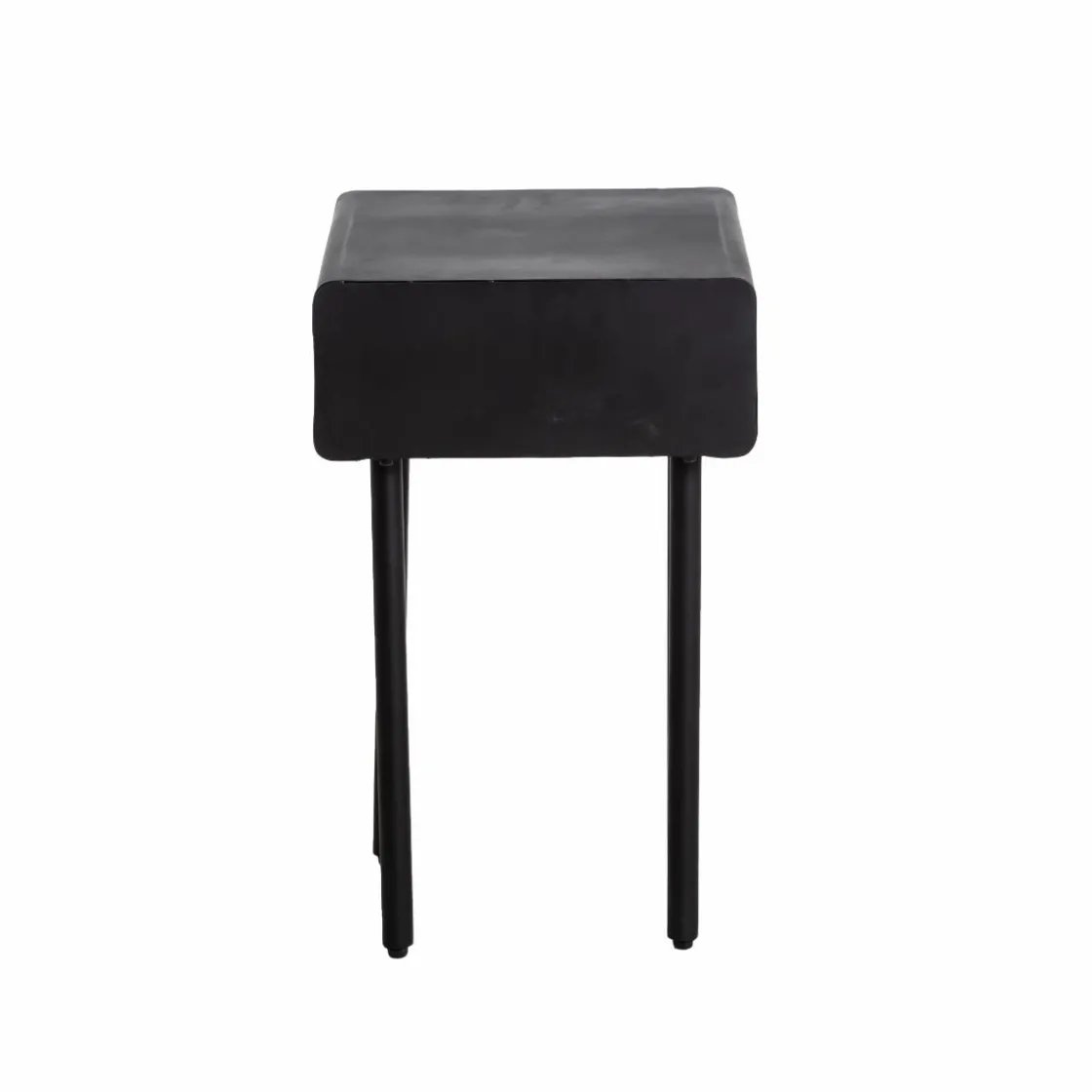 Made in Meubles Chevet<Table de chevet en bois de manguier et métal Liv