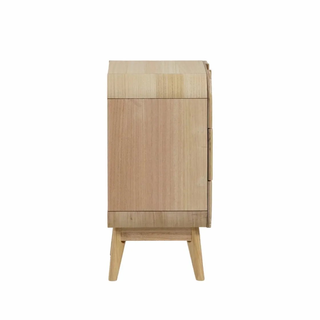 Made in Meubles Chevet<Table de chevet en bois de paulownia Nilo