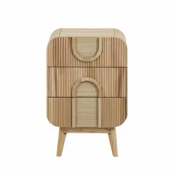 Made in Meubles Chevet<Table de chevet en bois de paulownia Nilo