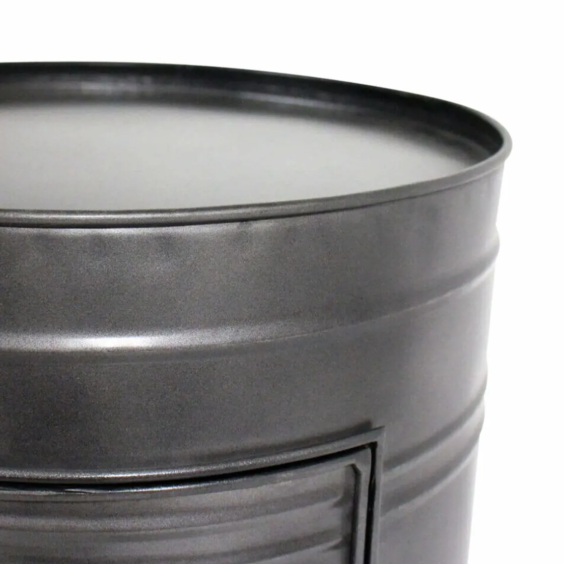 Made in Meubles Chevet<Table de chevet en métal gris Meryl