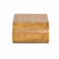 Made in Meubles Chevet<Table de chevet murale arrondie en bois d'acacia Orane