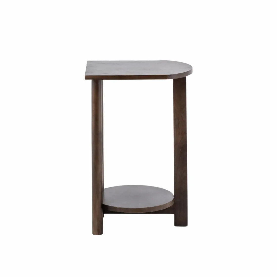 Made in Meubles Chevet<Table de chevet ovale en bois de manguier Sharon