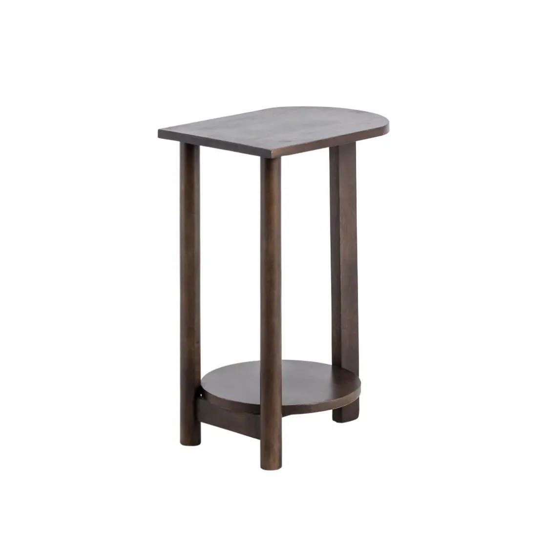 Made in Meubles Chevet<Table de chevet ovale en bois de manguier Sharon