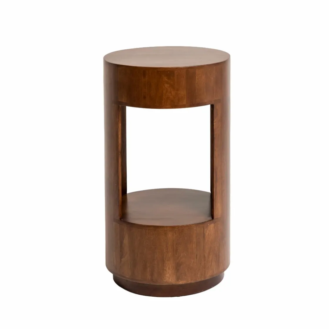 Made in Meubles Chevet<Table de chevet ronde en bois de manguier Oana