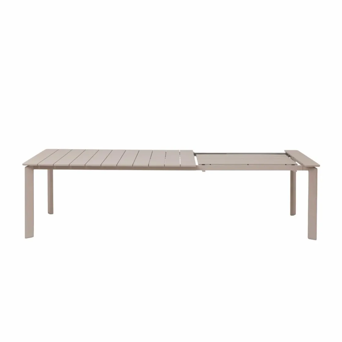 Made in Meubles Table De Jardin<Table de jardin en aluminium taupe Kaïa