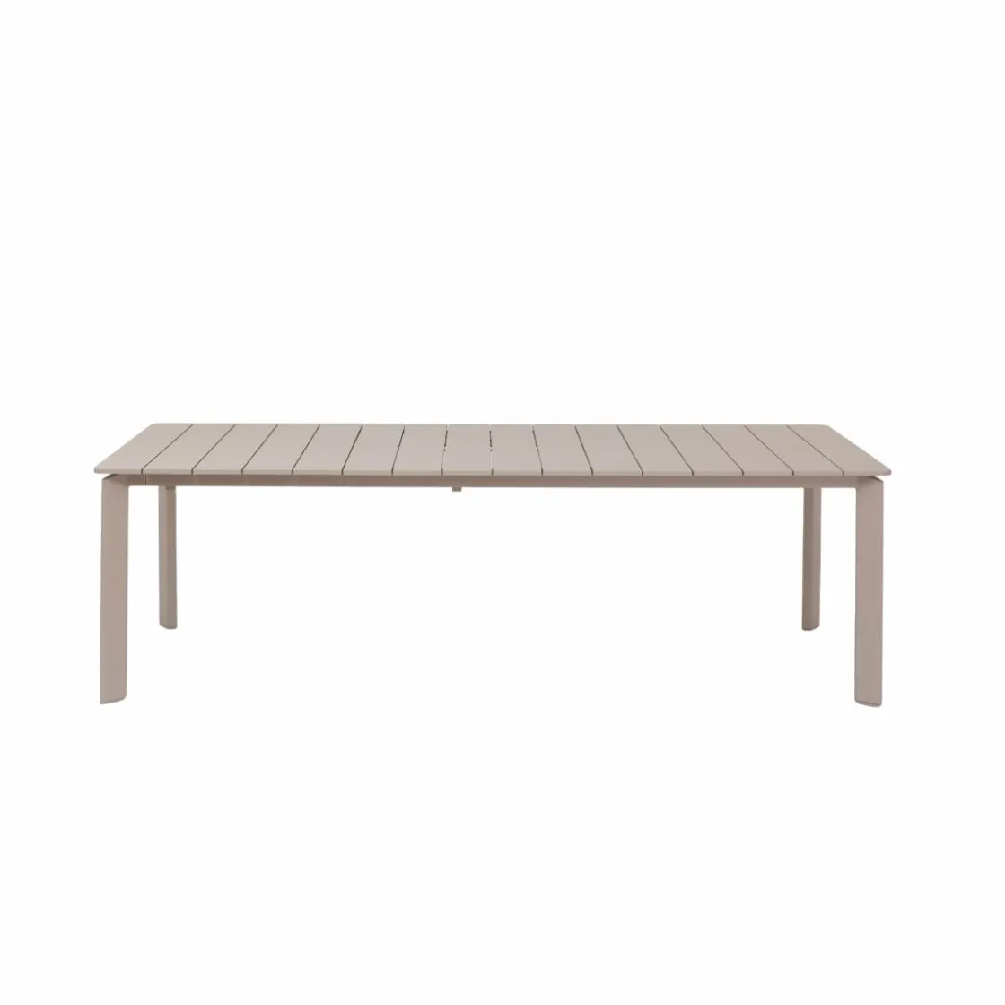 Made in Meubles Table De Jardin<Table de jardin en aluminium taupe Kaïa