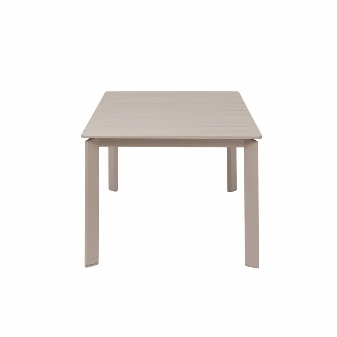 Made in Meubles Table De Jardin<Table de jardin en aluminium taupe Kaïa
