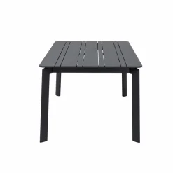 Made in Meubles Table De Jardin<Table de jardin en aluminium gris Kaïa