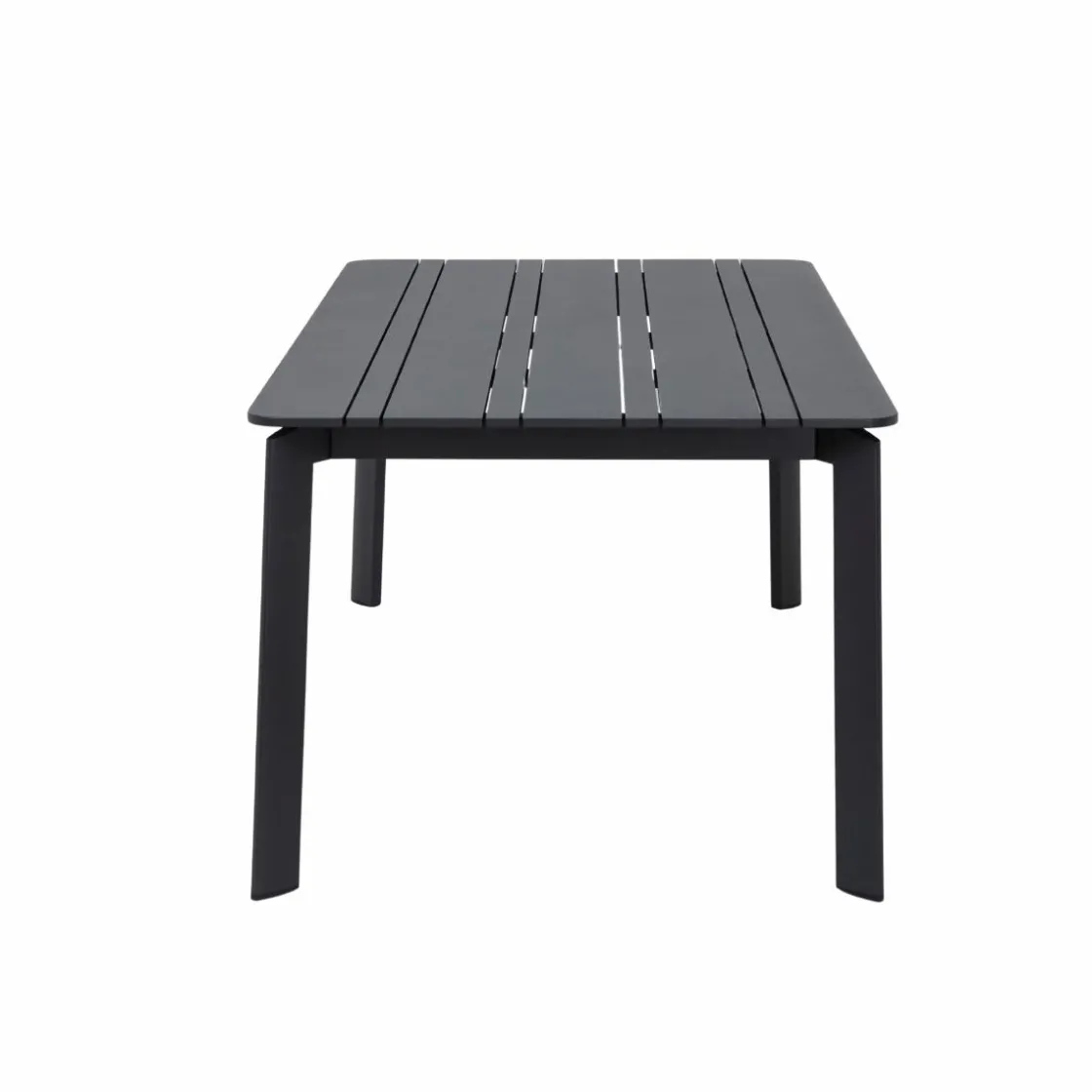 Made in Meubles Table De Jardin<Table de jardin en aluminium gris Kaïa