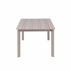 Made in Meubles Table De Jardin<Table de jardin en aluminium taupe 8 places Kaïa