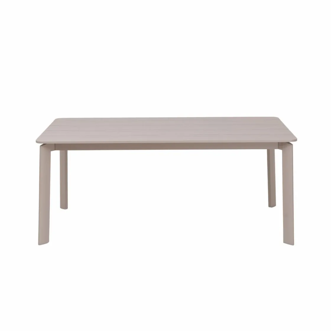 Made in Meubles Table De Jardin<Table de jardin en aluminium taupe 8 places Kaïa