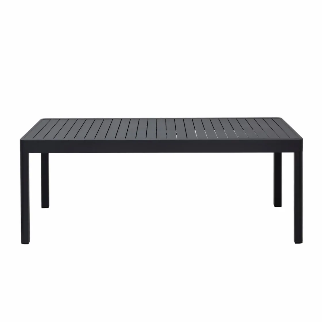 Made in Meubles Table De Jardin<Table de jardin en aluminium rectangulaire gris Kaïa