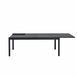 Made in Meubles Table De Jardin<Table de jardin en aluminium rectangulaire gris Kaïa