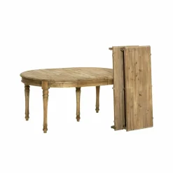 Made in Meubles Table À Manger<Table à manger avec allonges en bois recyclé Garance