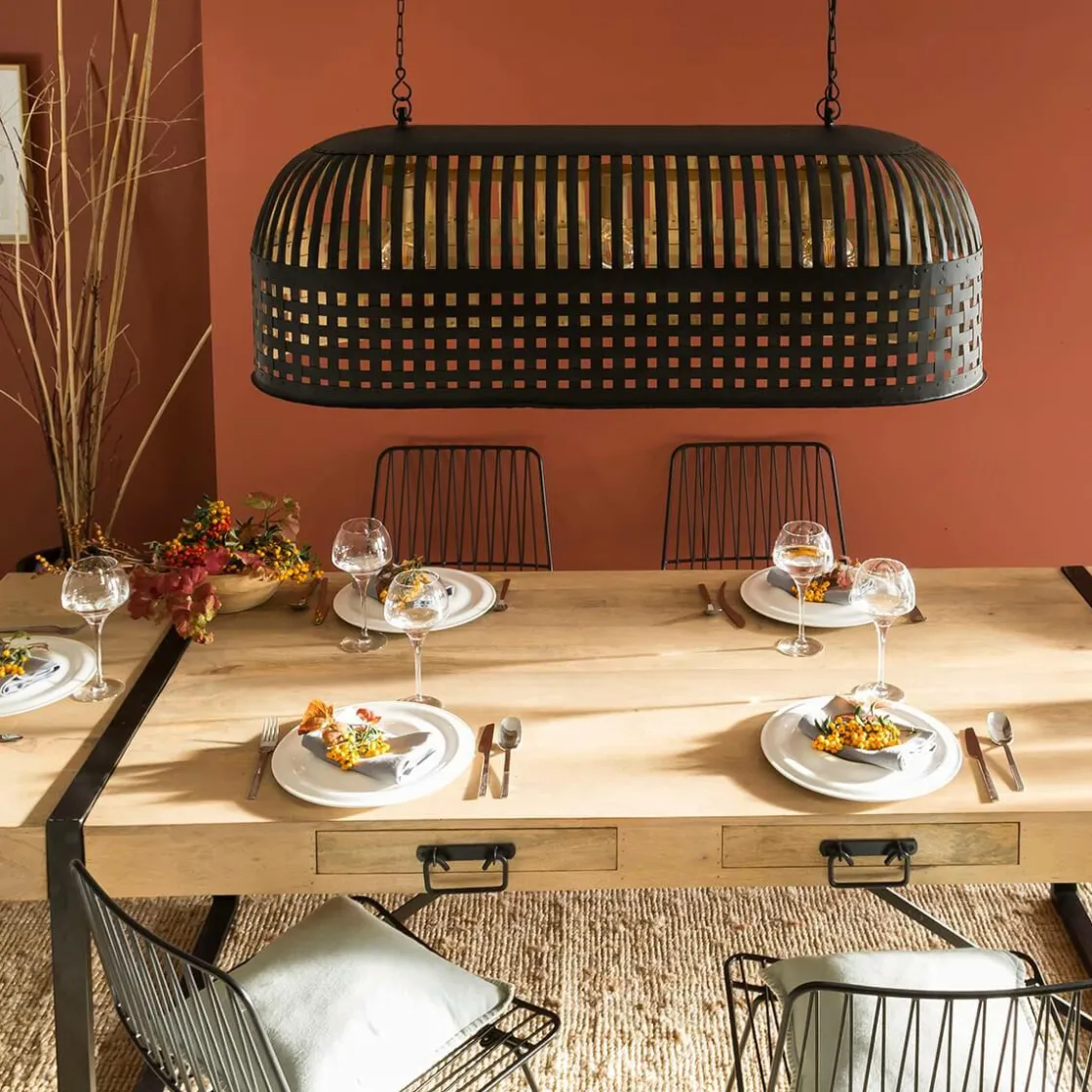 Made in Meubles Table À Manger<Table à manger avec allonges en bois de manguier New-York