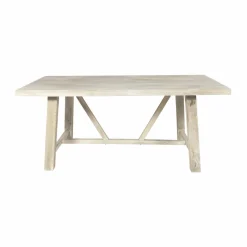 Made in Meubles Table À Manger<Table à manger avec allonges en bois de manguier blanchi Terra