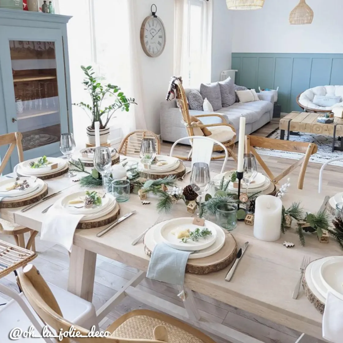 Made in Meubles Table À Manger<Table à manger avec allonges en bois de manguier blanchi Terra