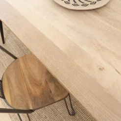 Made in Meubles Table À Manger<Table à manger avec allonges en bois de manguier Pia