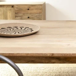 Made in Meubles Table À Manger<Table à manger avec allonges en bois de manguier Pia