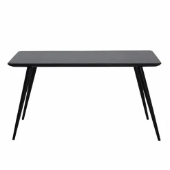 Made in Meubles Table À Manger<Table à manger avec plateau en granite noir Antonella