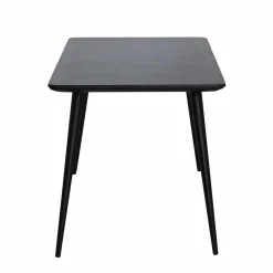 Made in Meubles Table À Manger<Table à manger avec plateau en granite noir Antonella