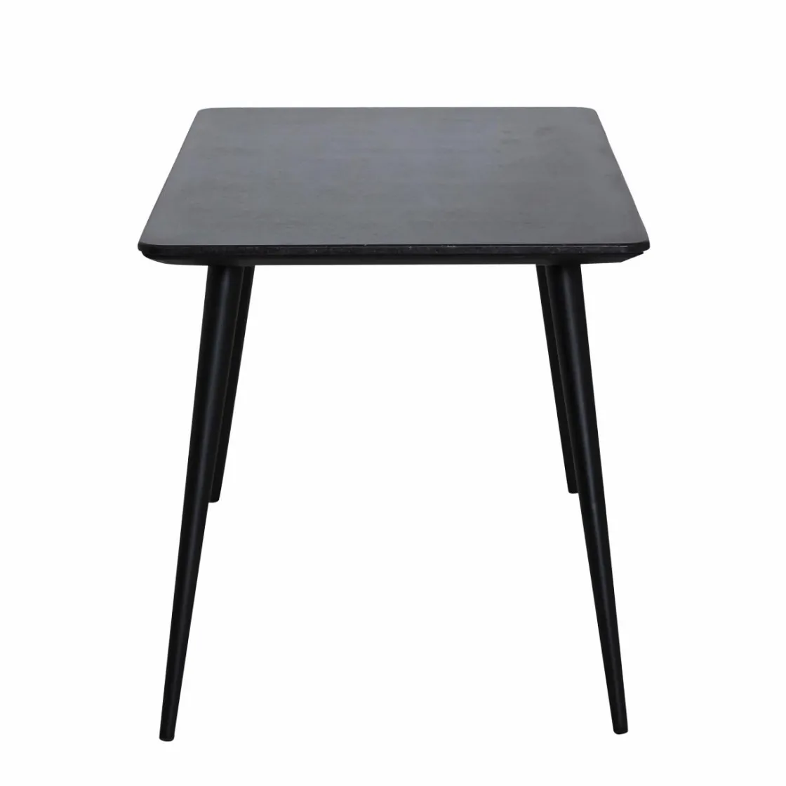 Made in Meubles Table À Manger<Table à manger avec plateau en granite noir Antonella