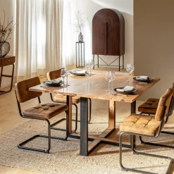 Made in Meubles Table À Manger<Table à manger en bois d'acacia Laurie